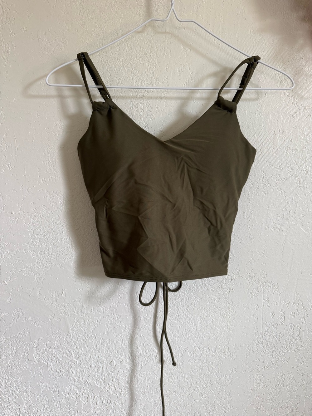 Geode Swimwear Willow V Neck Lace Up Tankini Top